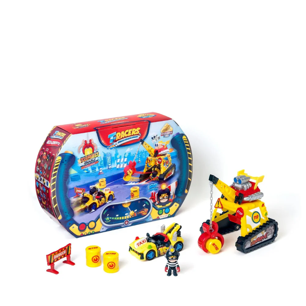 T-Racers Turbo Crane Playset