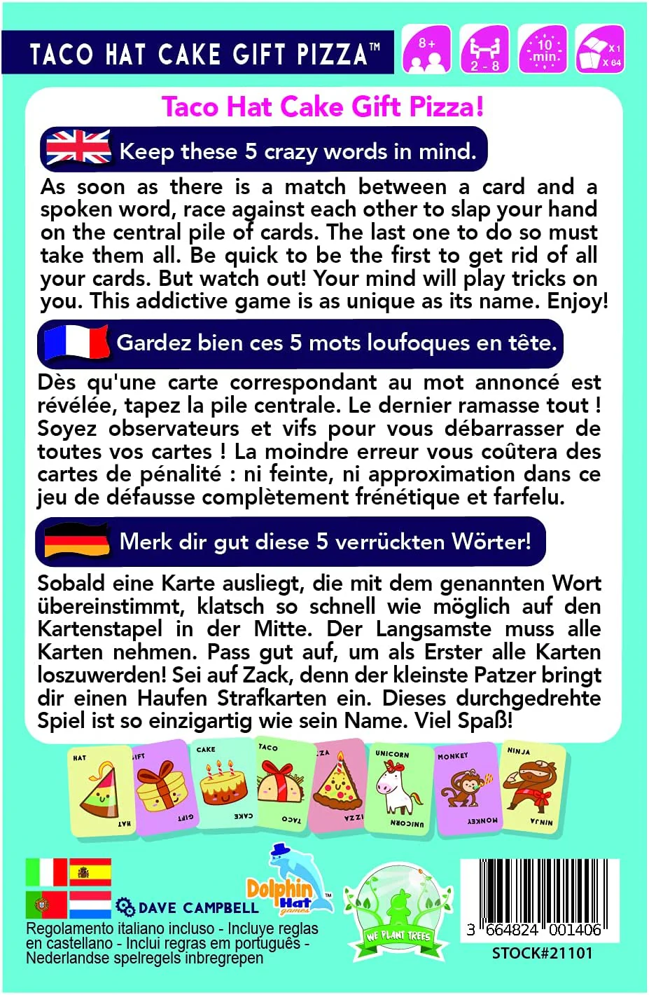 Taco Balloon Cake Gift Pizza Board Game - Image 2