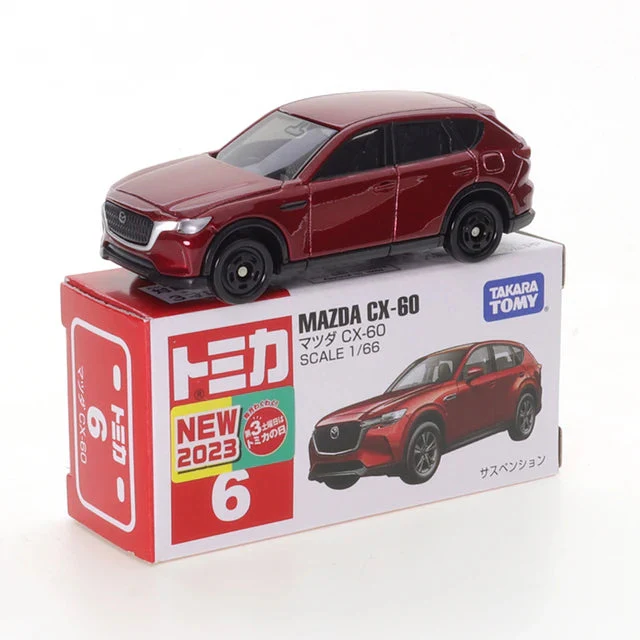 No.6 Mazda CX-60 Box Diecast Model Car by Takara Tomy Tomica - Image 2