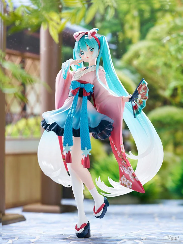 Vocaloid Tenitol Hatsune Miku (NEO TOKYO Series Kimono Ver.) Figure By Furyu - Image 2