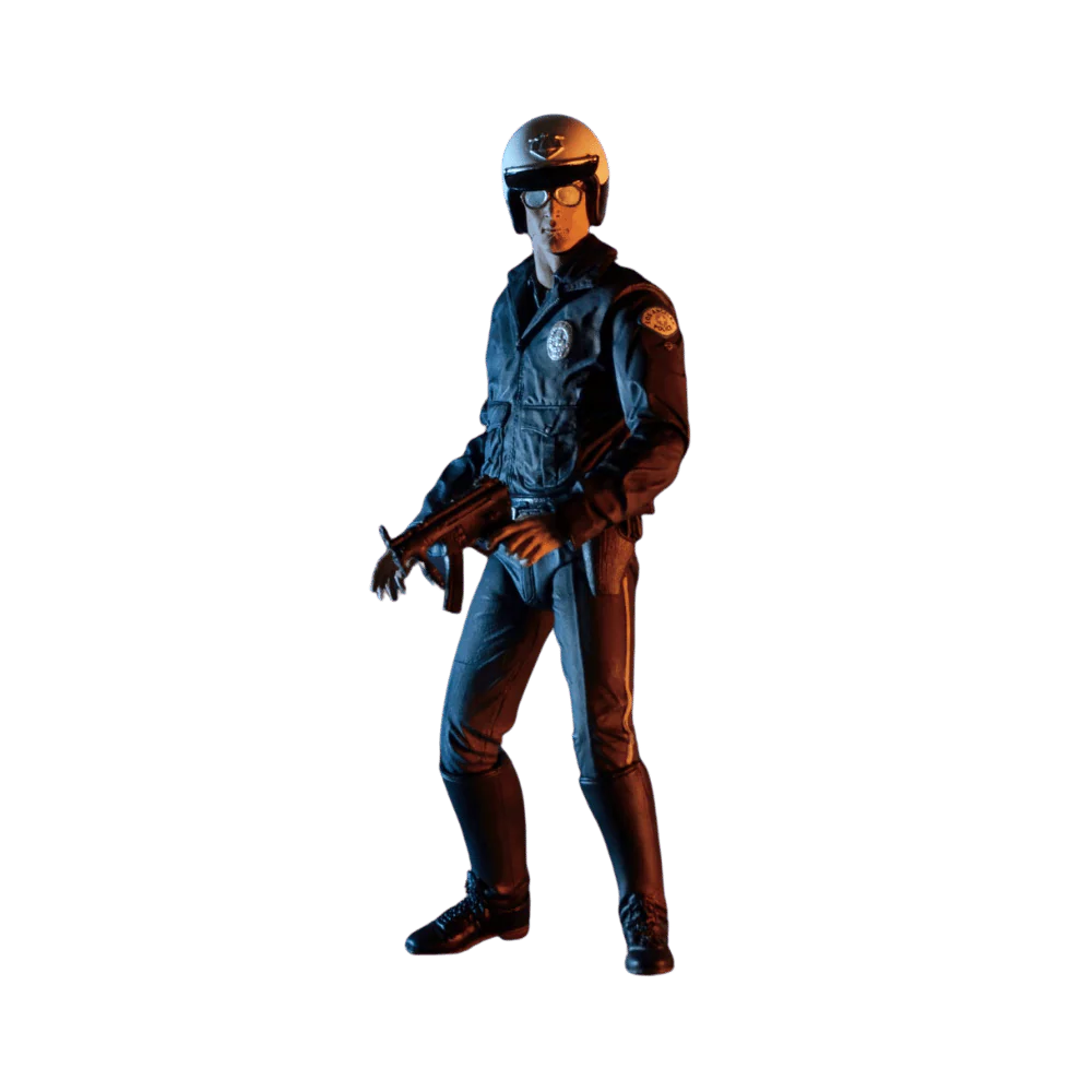 TERMINATOR 2: JUDGMENT DAY - ULTIMATE T-1000 MOTORCYCLE COP ACTION FIGURE BY NECA