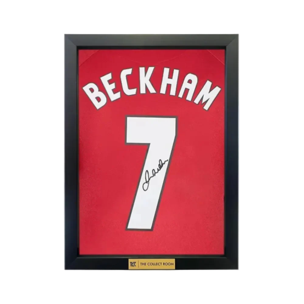 The Collect Room - David Beckham Back Signed Manchester United 1999 UEFA Champions League Home Shirt