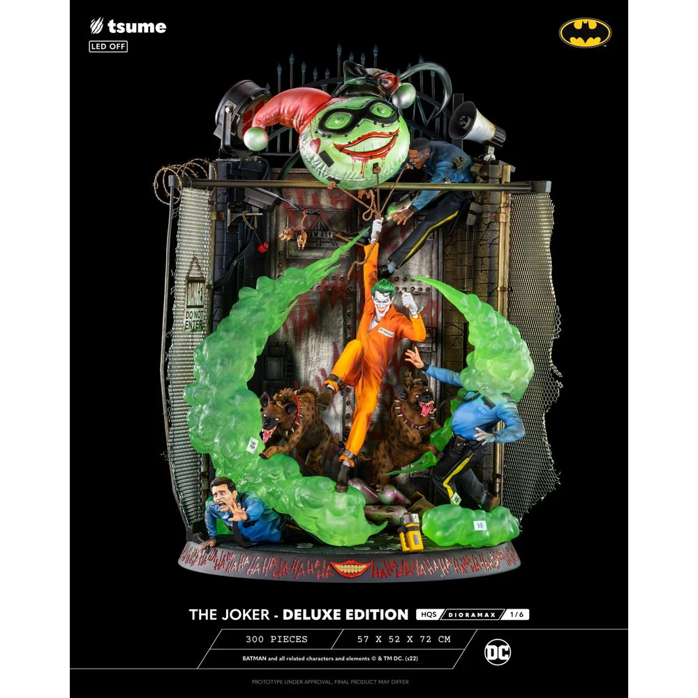 The Joker Deluxe Edition 1/6 Scale HQS Dioramax Statue by Tsume Art - Image 3