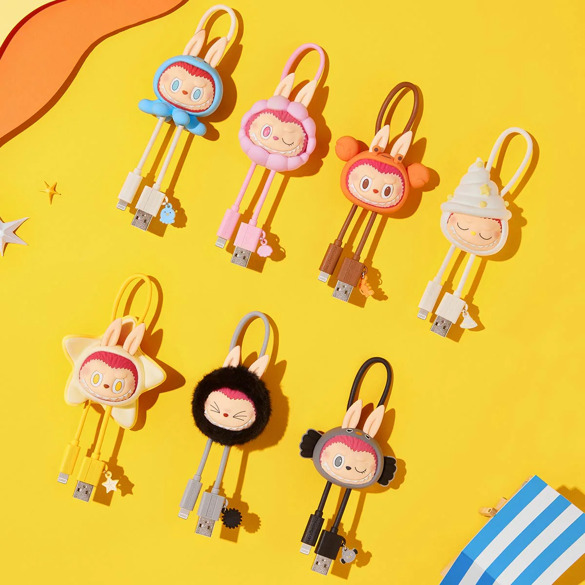 The Monsters Enchanted By The Seaside Series-Cable Blind Box (Iphone) By Pop Mart - Image 4