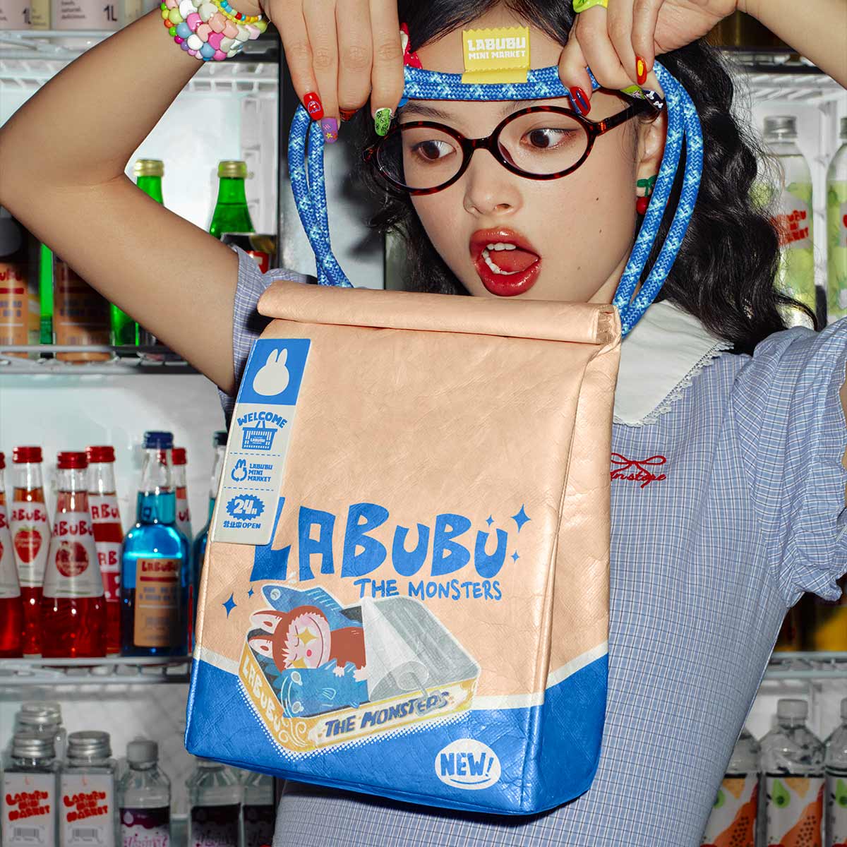 The Monsters Wacky Mart Series-Messenger Bag By Pop Mart - Image 2