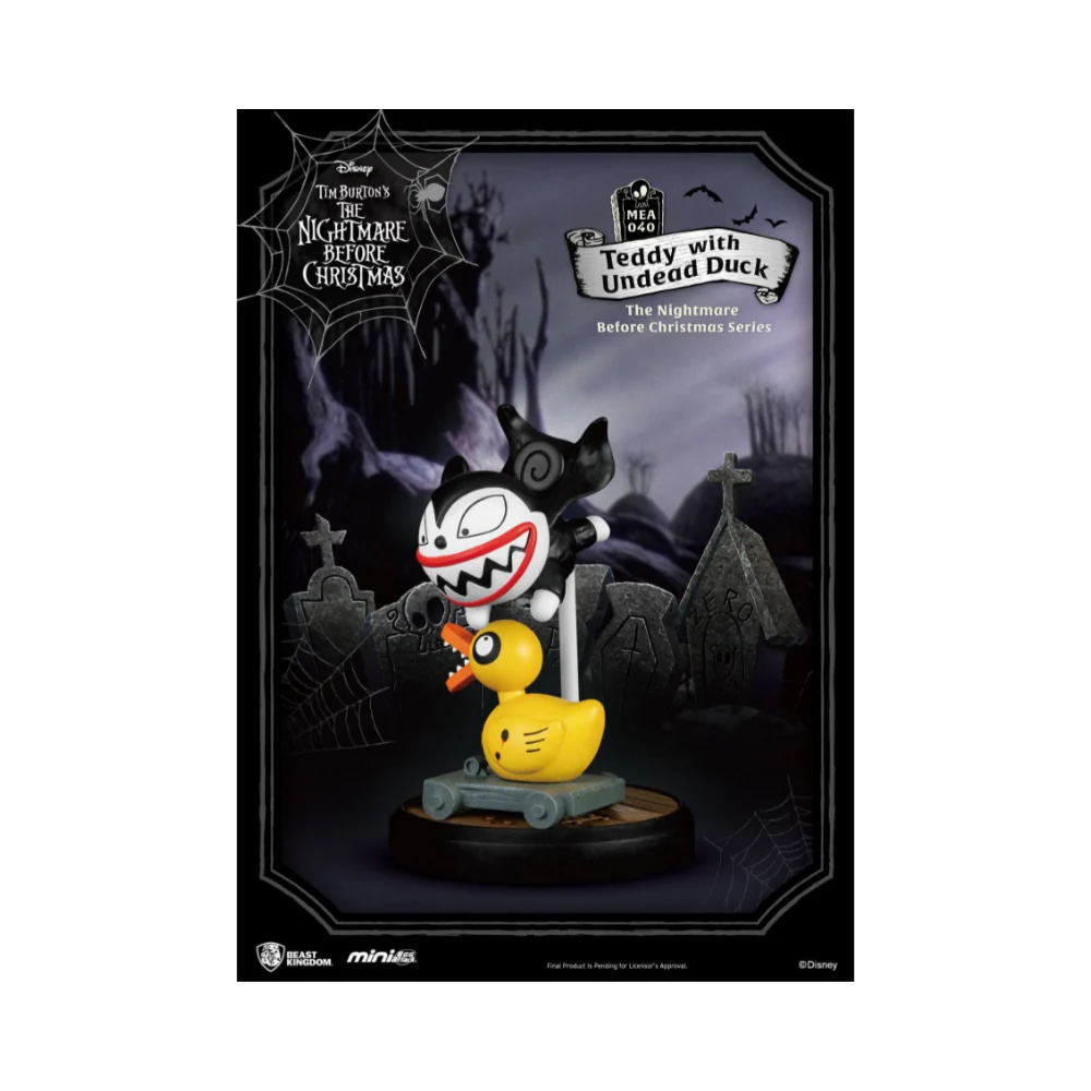 Nightmare Before Christmas - Vampire Teddy Mini Egg Attack Figure by Beast Kingdom - Image 2