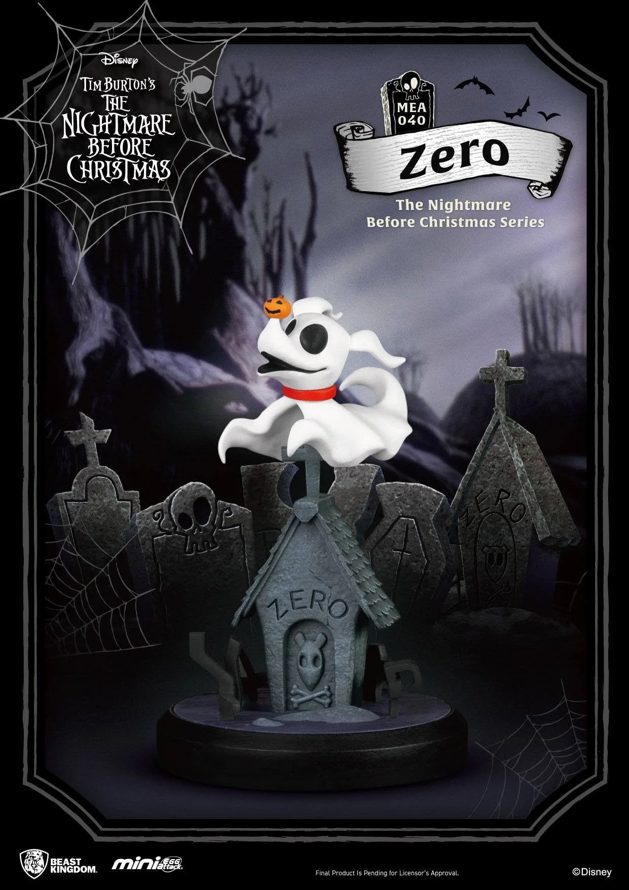 Nightmare Before Christmas - Zero Mini Egg Attack Figure by Beast Kingdom - Image 3