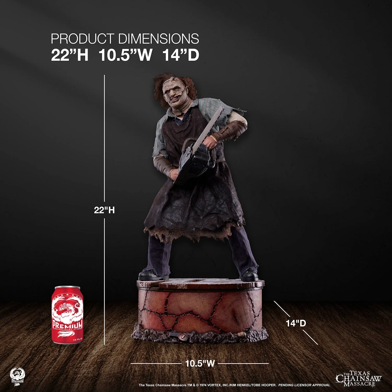 The Texas Chainsaw Massacre Leatherface Deluxe 1/4 scale By Premium Collectibles Studio - Image 7