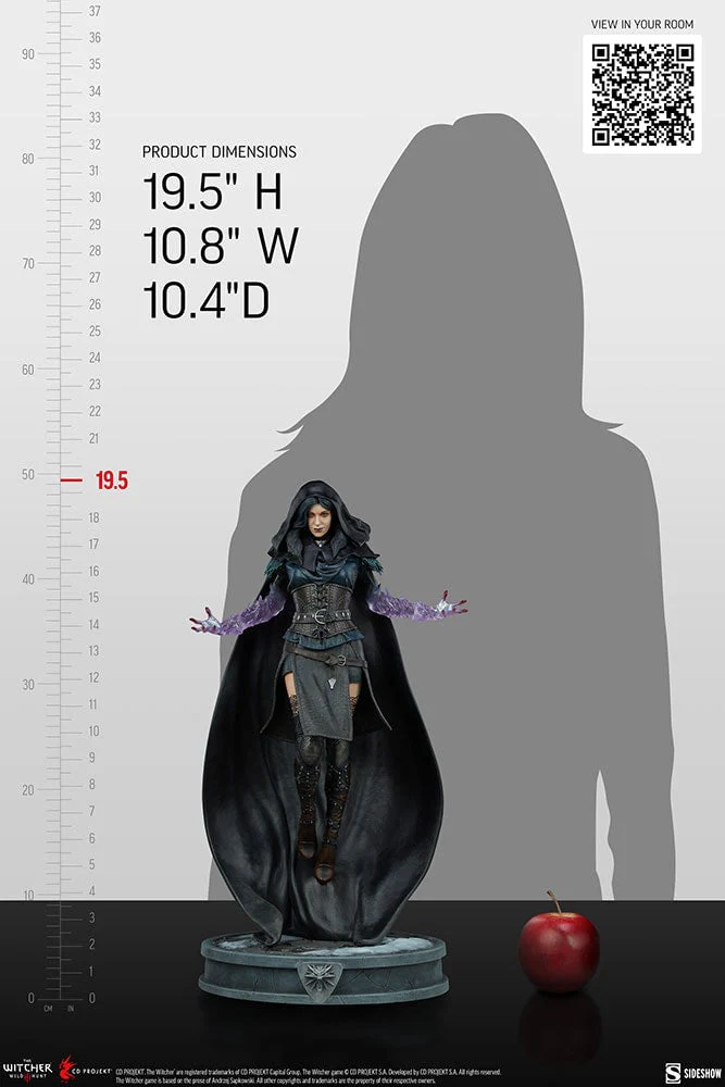 The Witcher 3 : Wild Hunt Yennefer 1/4 Statue By Sideshow - Image 4