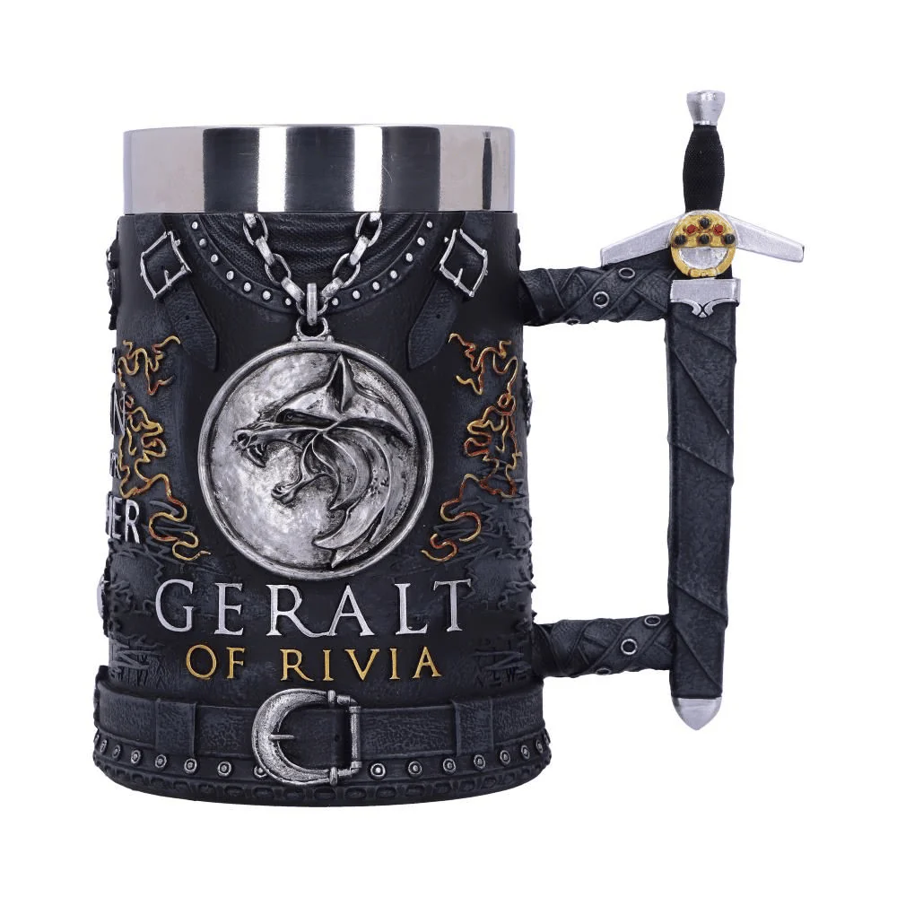 The Witcher Geralt of Rivia Tankard 15.5cm By Nemesis