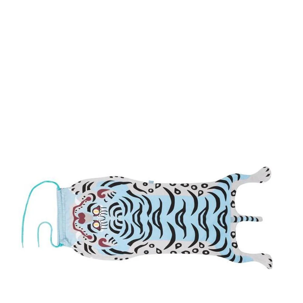 Tibetan Tiger Laundry Bag Blue by DOIY