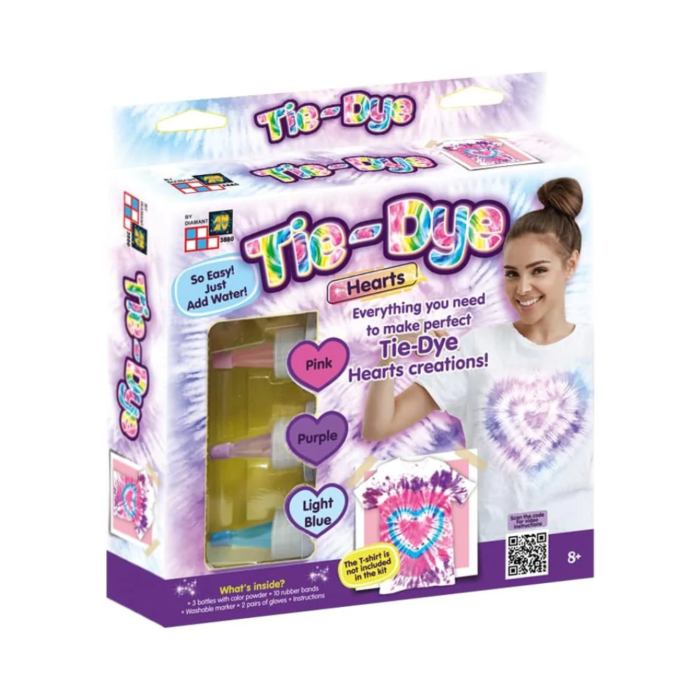 Tie-Dye Fashion Time-Hearts Creations Kit