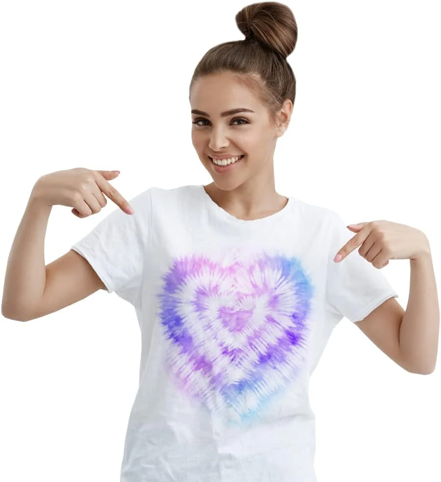 Tie-Dye Fashion Time-Hearts Creations Kit - Image 3