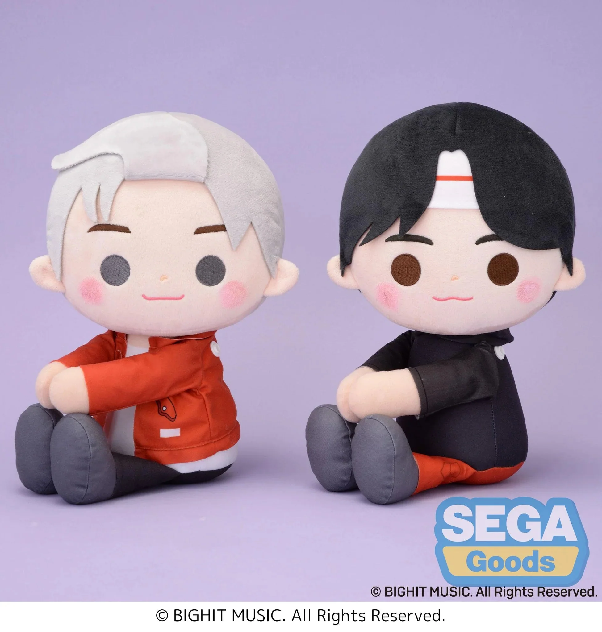BTS Tinytan Mic Drop Attaching Plush Rm/Jin by Sega (1 Random) - Image 2