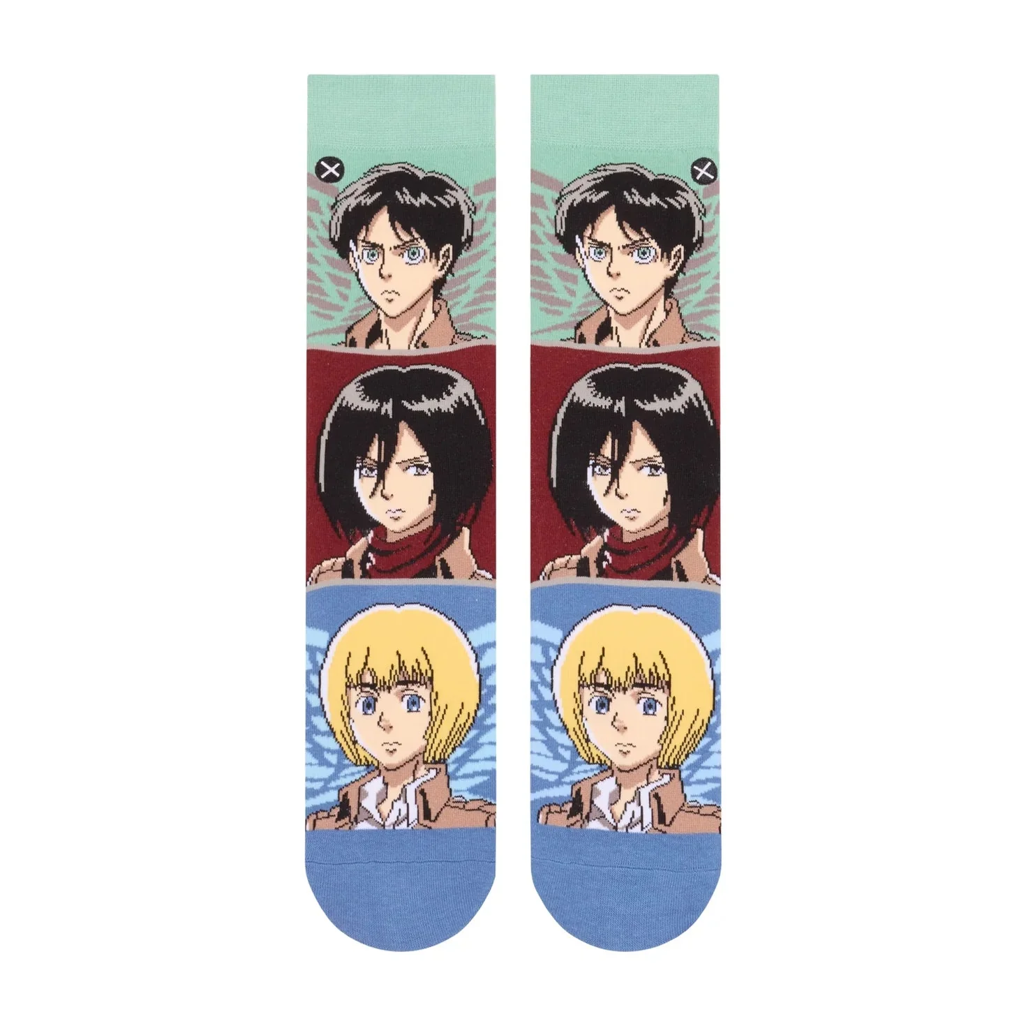 Titans Mash Up - Mens Crew Straight Socks By Odd Socks - Image 3