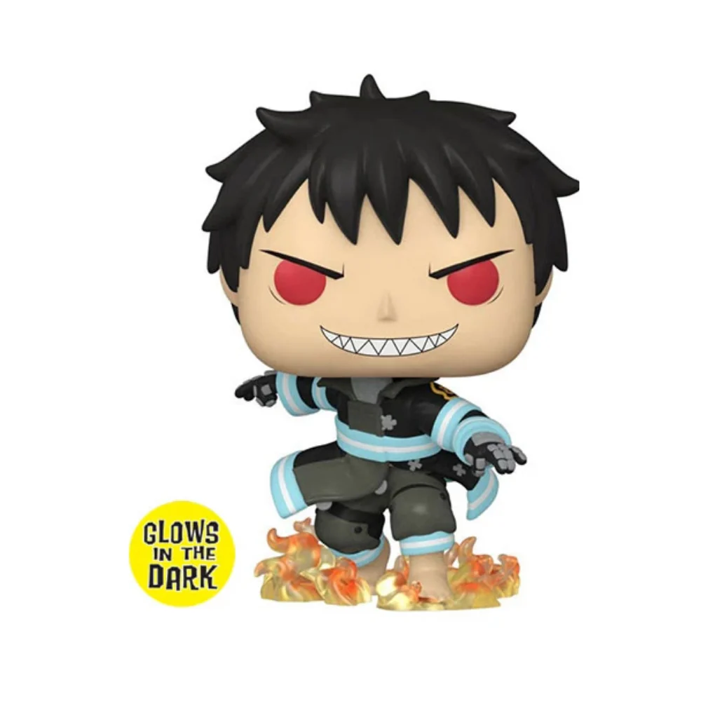 TLT EXCLUSIVE FUNKO : Fire Force - Shinra with Fire (Glow in the Dark)