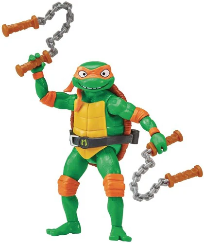 Teenage Mutant Ninja Turtles Mutant Mayhem Michelangelo The Entertainer Figure - Image 2