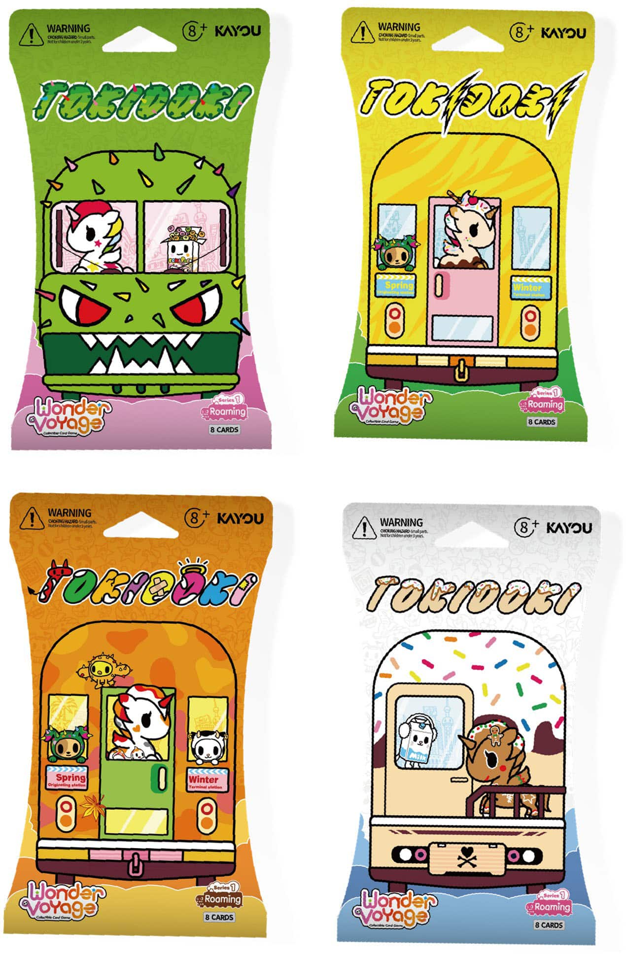 Tokidoki Wonder Voyage Collectible Cards Roaming Edition Sea By Kayou (1 Random) - Image 2