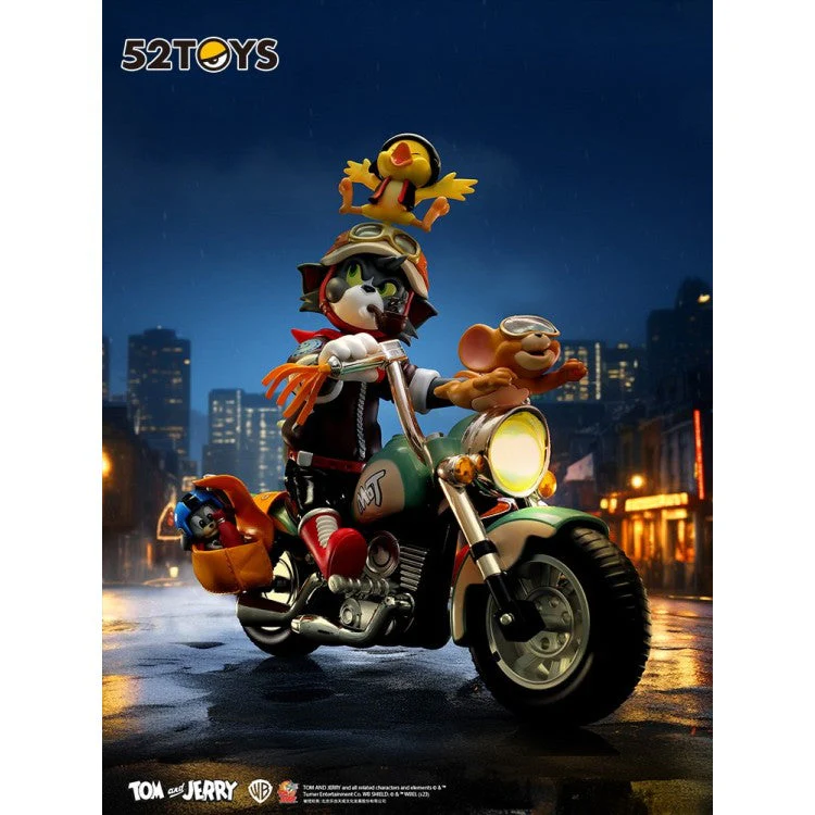 TOM and JERRY Retro Motorcycle Figure by 52 Toys - Image 2