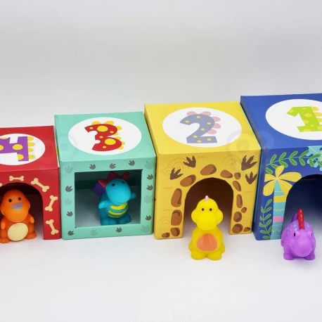 Tooky Toy Dinosaur Nesting Boxes - Image 2
