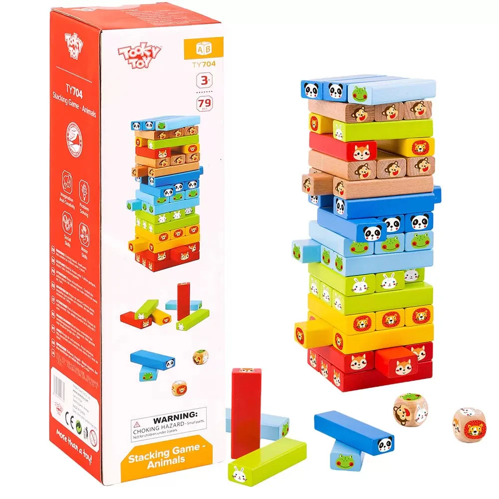 Tooky Toy Stacking Game - Animals - Image 2