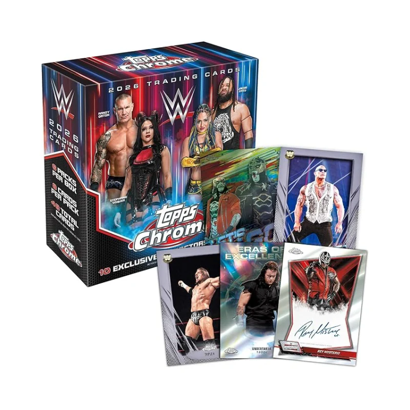 Topps Chrome WWE Mega Box 2026 (1 Single Pack)