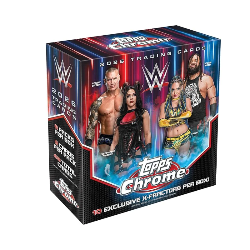 Topps Chrome WWE Mega Box 2026 (1 Single Pack) - Image 2