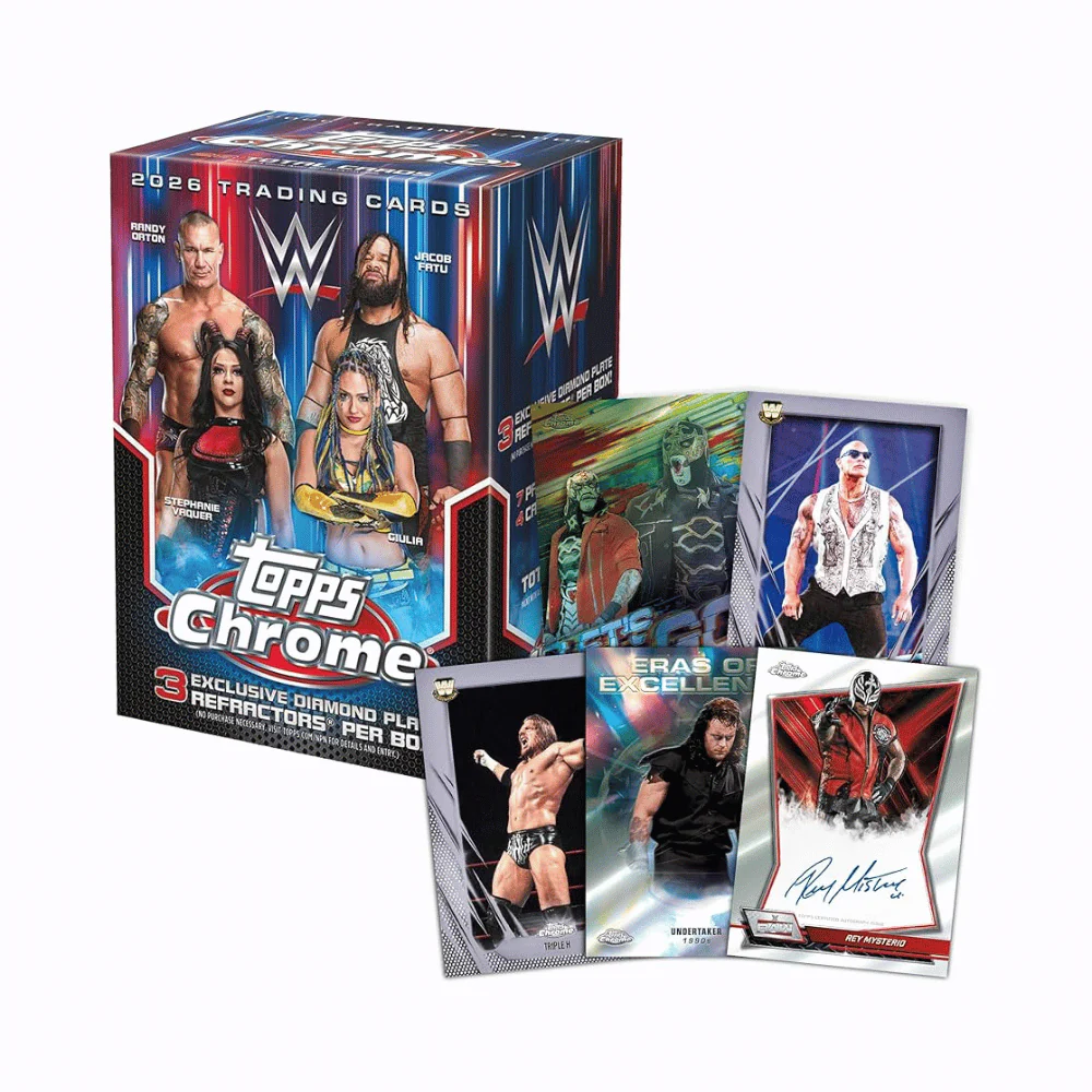 Topps Chrome WWE Value Box 2026 (1 Single Pack)