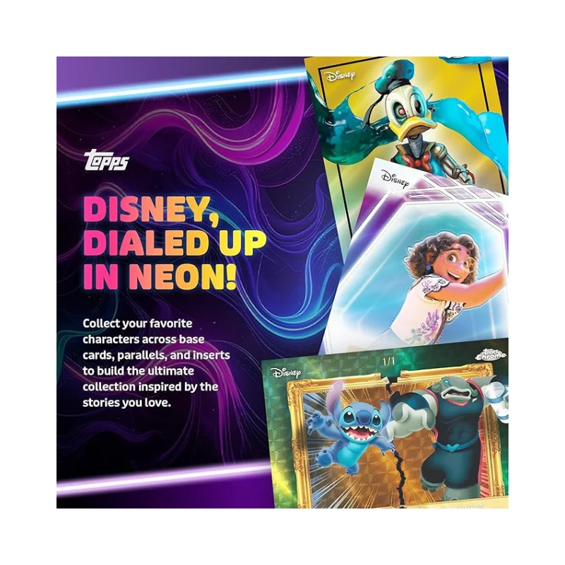 Topps Disney Neon Value 2026 (1 Single Pack) - Image 3