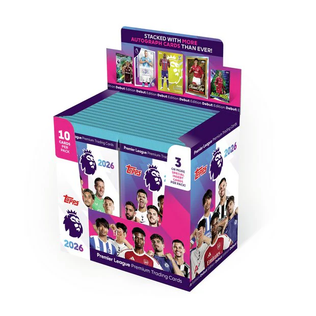 Topps Premier League 2025/26 - Single Pack (Box of 36 packs) - Image 2