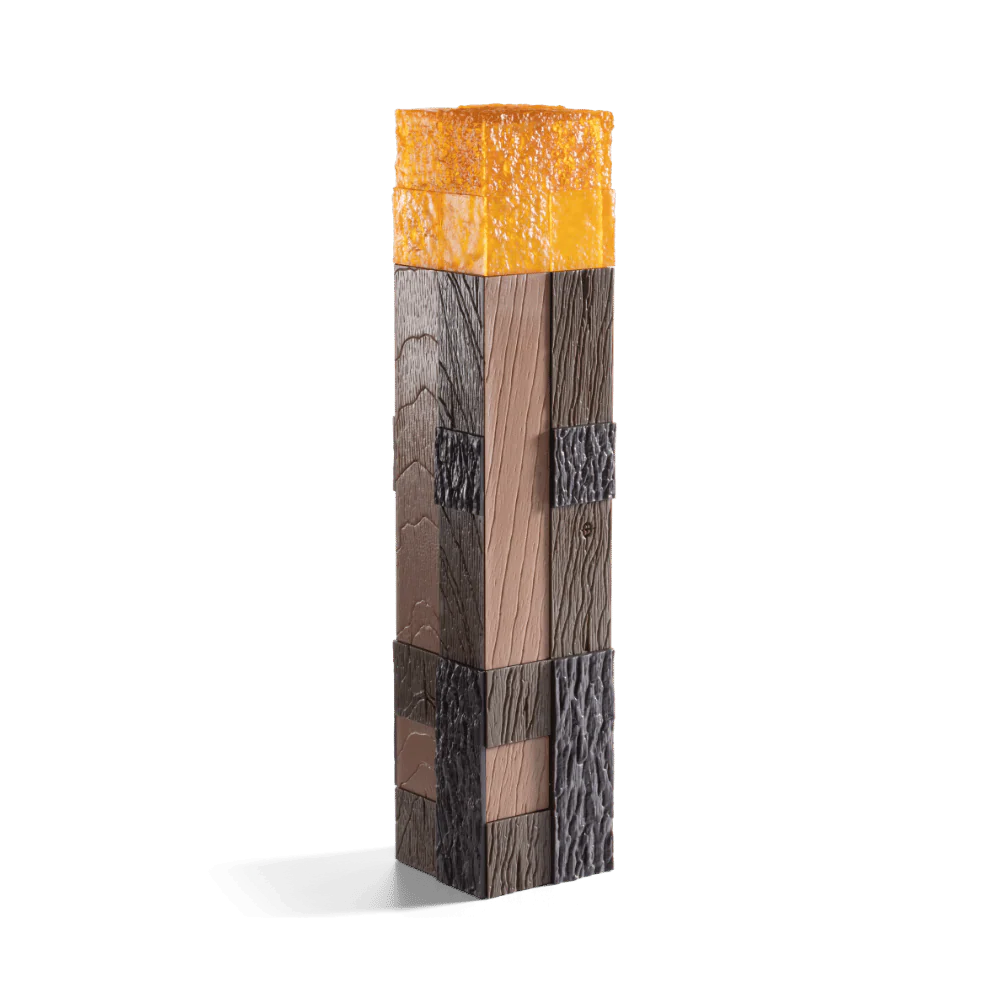 Torch illuminating Collector Replica - Minecraft By Noble Collection