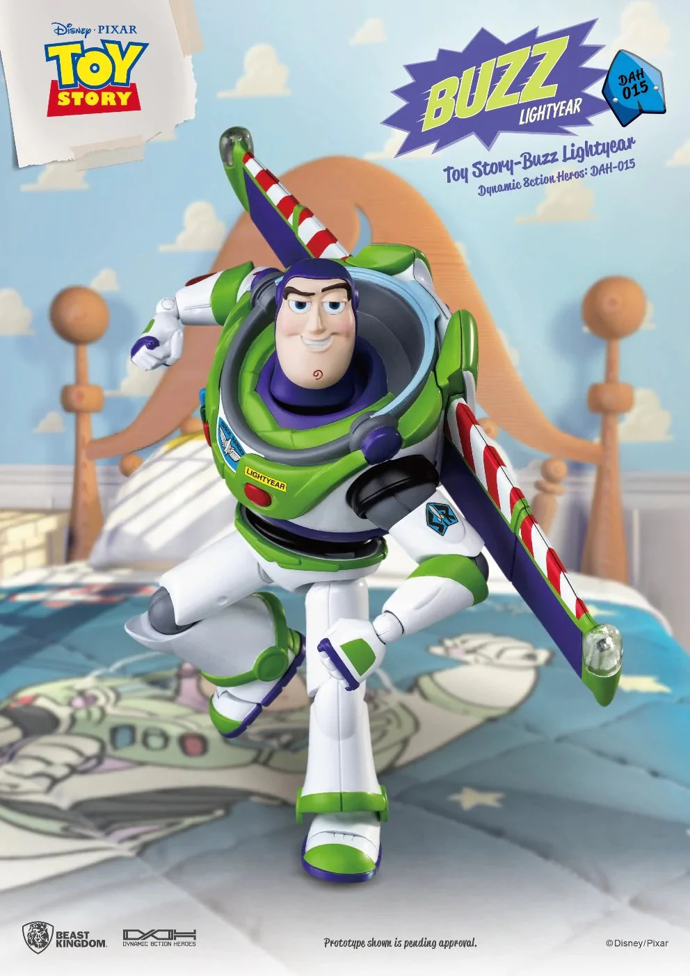 Toy Story Buzz Lightyear Dynamic Action Heroes Action Figure by Beast Kingdom - Image 5