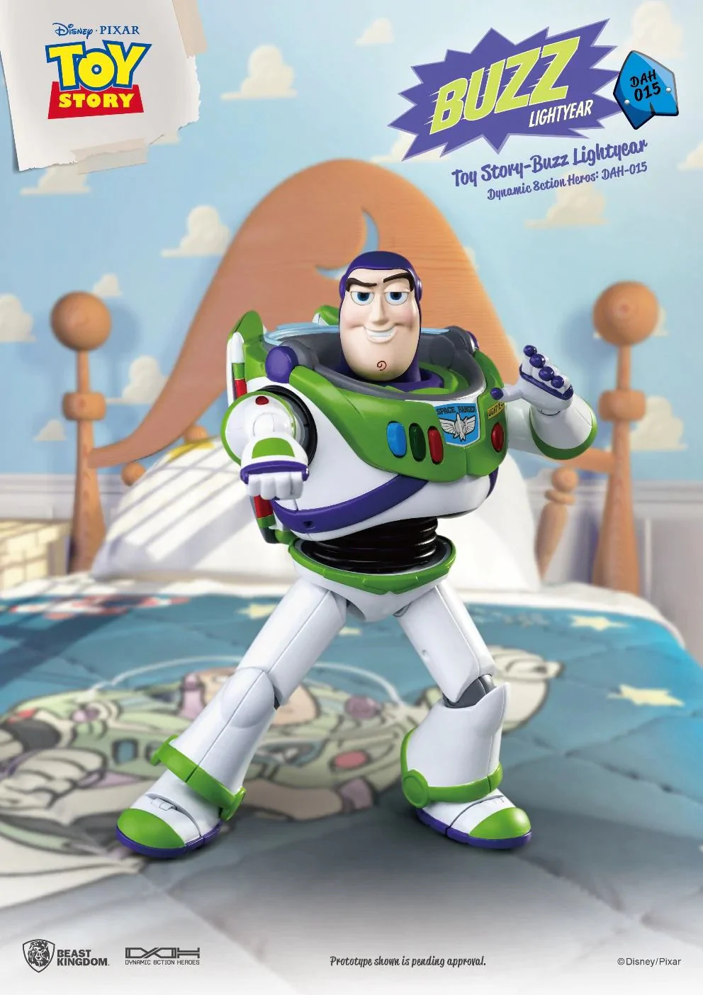 Toy Story Buzz Lightyear Dynamic Action Heroes Action Figure by Beast Kingdom - Image 6