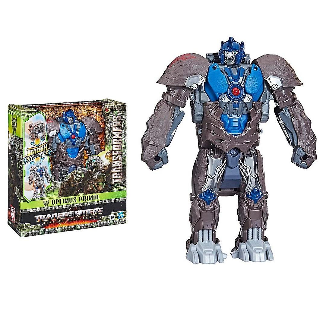 Transformers Toys Transformers: Rise of the Beasts Movie, Smash Changer Optimus Primal Action Figure by Hasbro - Image 2
