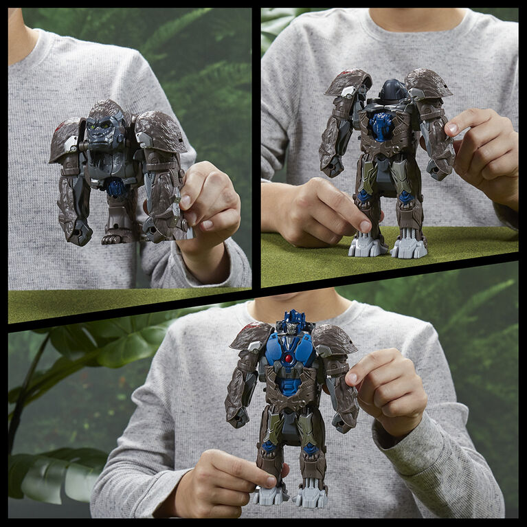 Transformers Toys Transformers: Rise of the Beasts Movie, Smash Changer Optimus Primal Action Figure by Hasbro - Image 3