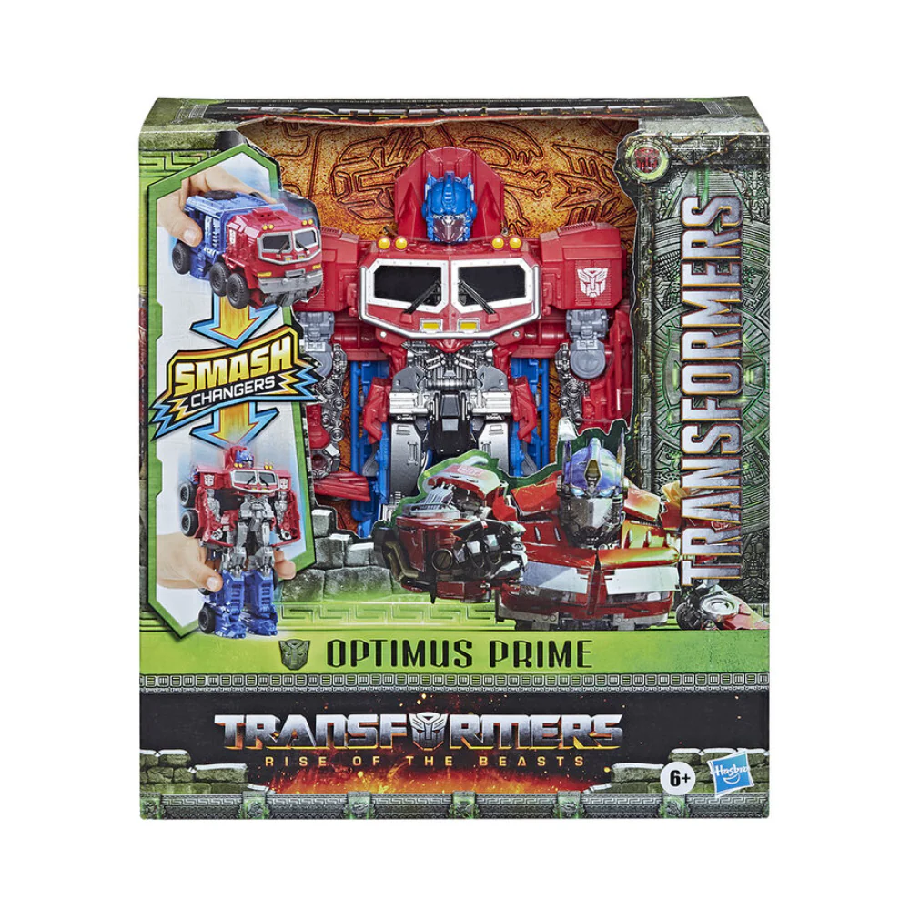 Transformers: Rise of the Beasts Movie, Smash Changer Optimus Prime Action Figure by Hasbro