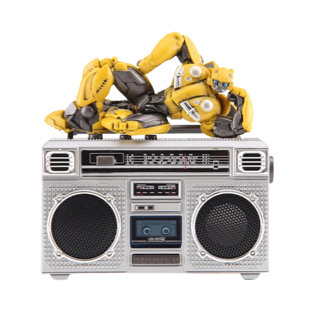 Transformers Bumblebee Mini Retro Cassette Player and Bumblebee (ver. 1) Figure By Killer Body