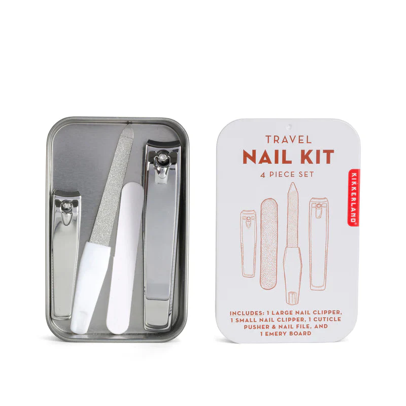 Travel Nail Kit 4-Pieces Set by Kikkerland - Image 2