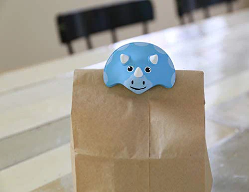 Tricerotops Talking Bag Clip by Kikkerland - Image 4