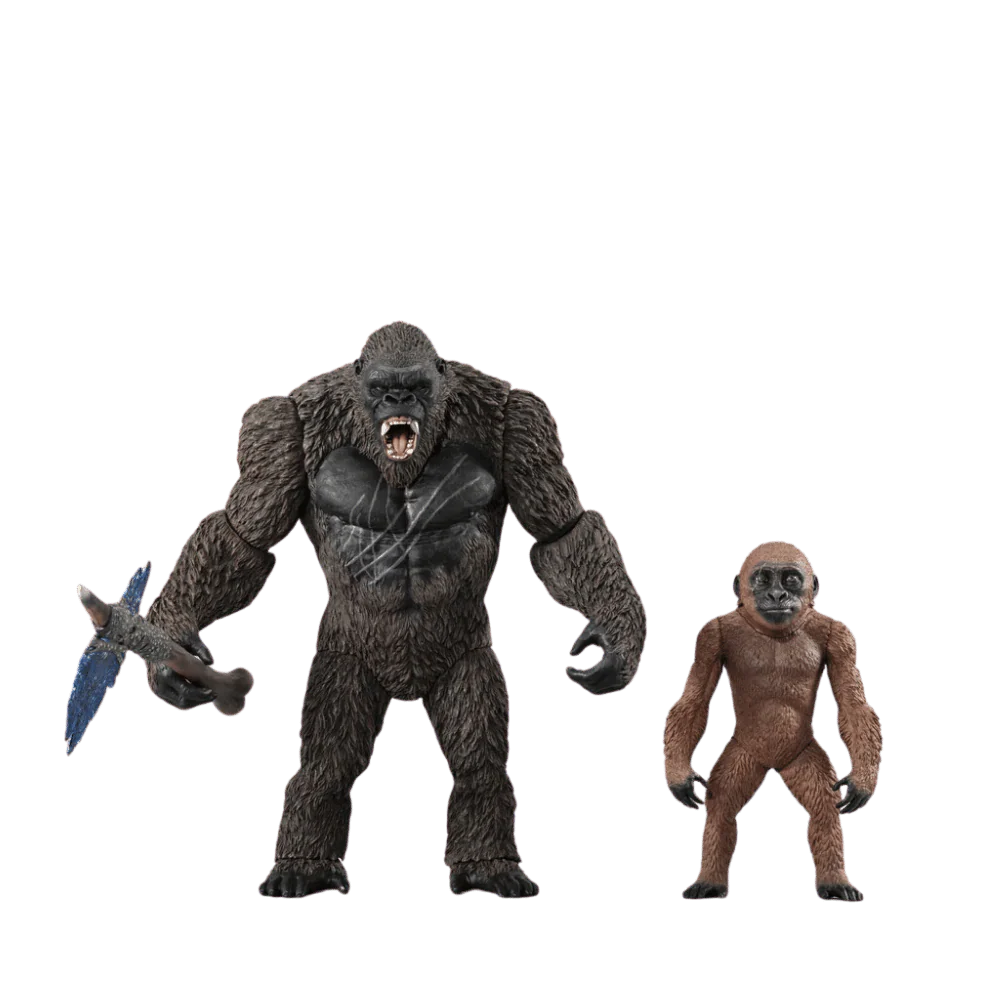 Godzilla x Kong: The New Empire Ultimate Article Monsters King Kong (2024 Ver.) & Suko Action Figure Set By MegaHouse