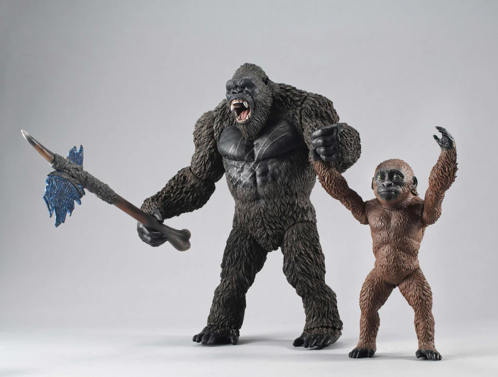 Godzilla x Kong: The New Empire Ultimate Article Monsters King Kong (2024 Ver.) & Suko Action Figure Set By MegaHouse - Image 3
