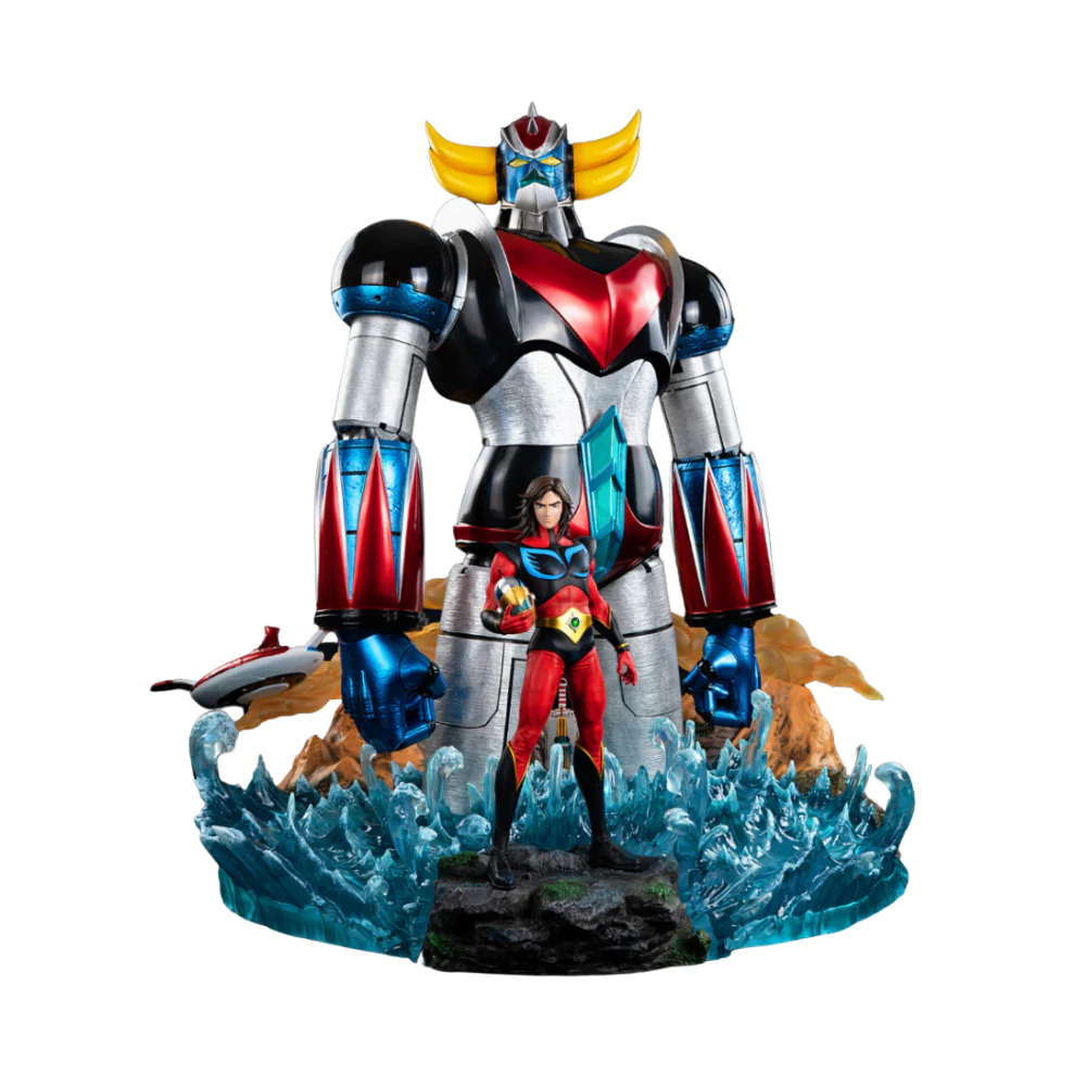 UFO Robot Grendizer and Duke Goldorak & Actarus Statue by Cartoon Kingdom