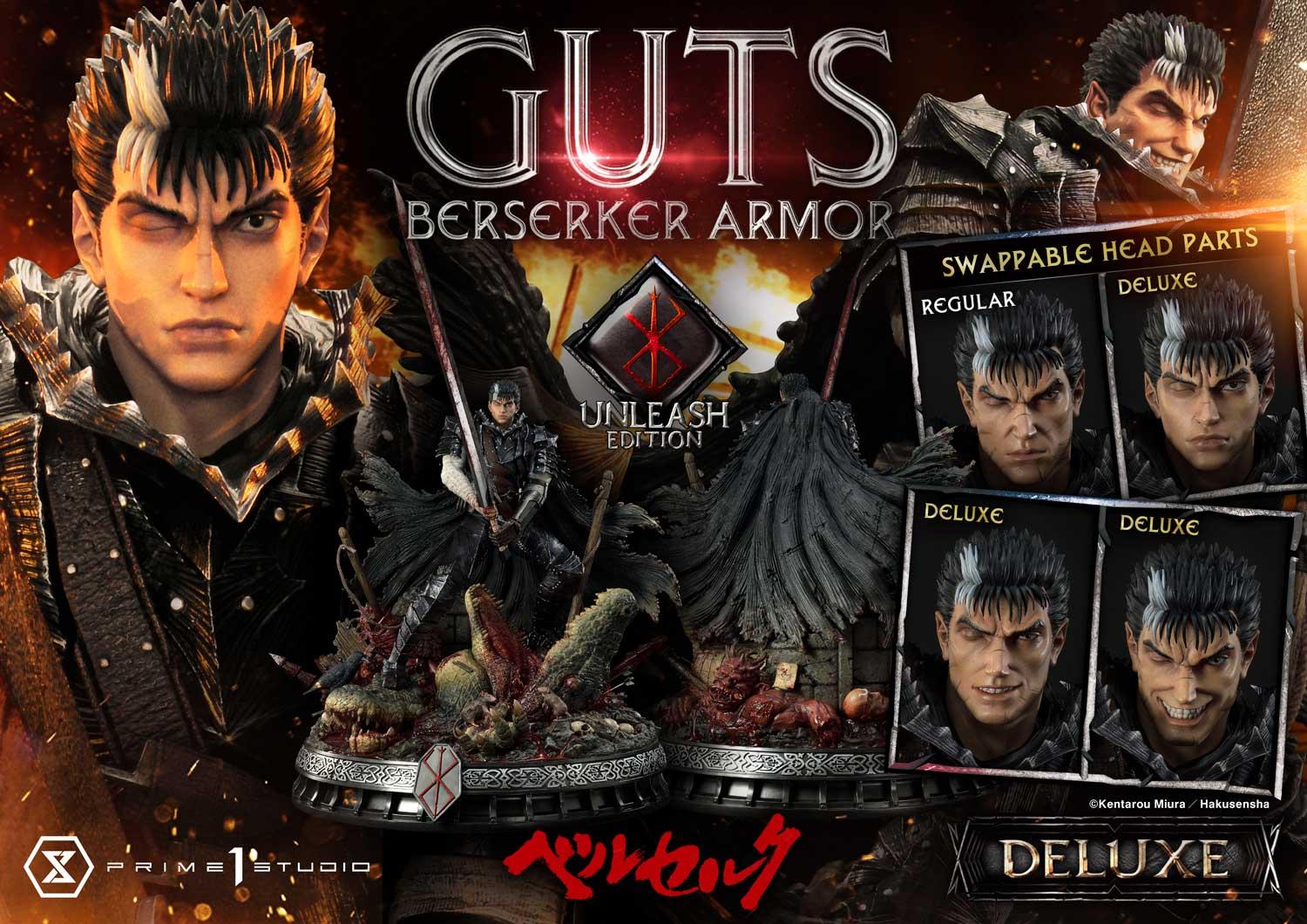 Ultimate Premium Masterline Berserk Guts, Berserker Armor Unleash Edition Deluxe Version 1/4 scale By Prime 1 Statue - Image 3
