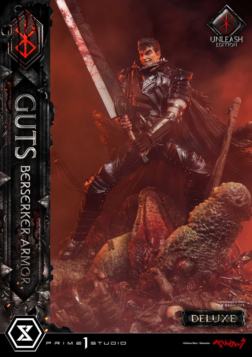 Ultimate Premium Masterline Berserk Guts, Berserker Armor Unleash Edition Deluxe Version 1/4 scale By Prime 1 Statue - Image 7