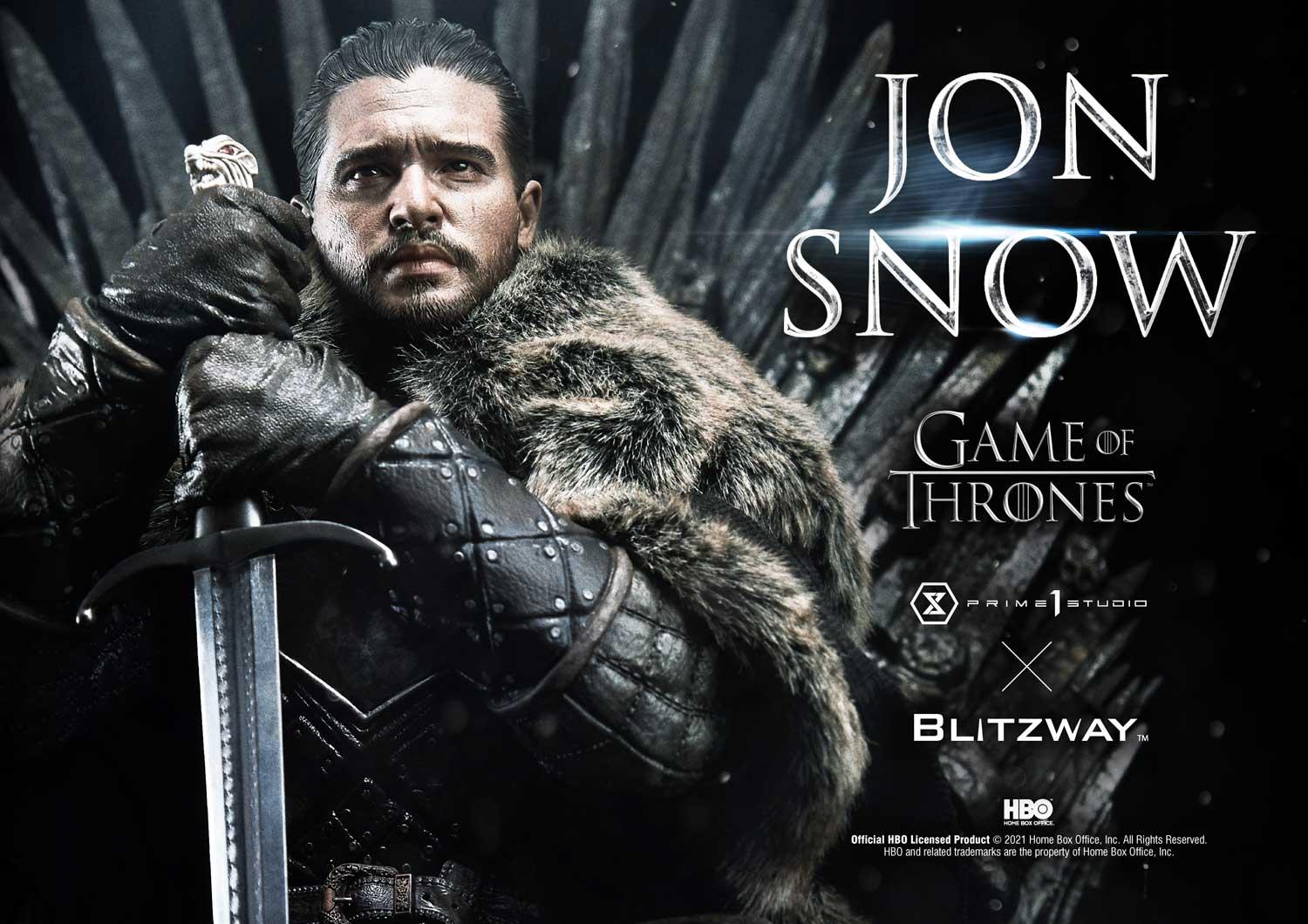 Ultimate Premium Masterline Game of Thrones (TV Series) Jon Snow 1/4 scale By Prime 1 Statue - Image 2