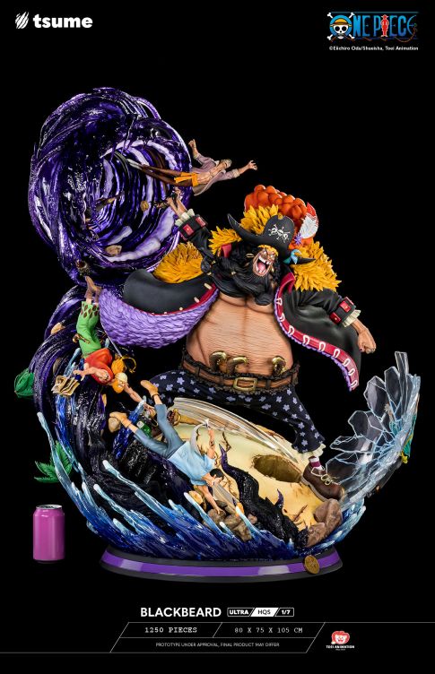 One Piece Black Beard 1/7 Scale Ultra High Quality Statue by Tsume Art - Image 4