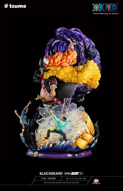 One Piece Black Beard 1/7 Scale Ultra High Quality Statue by Tsume Art - Image 5