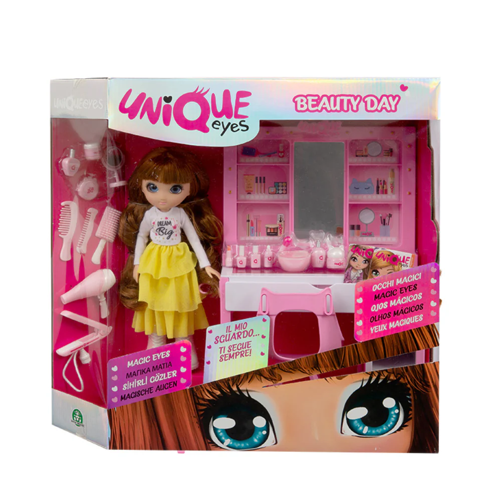 Unique Eyes Beauty Day Doll Playset