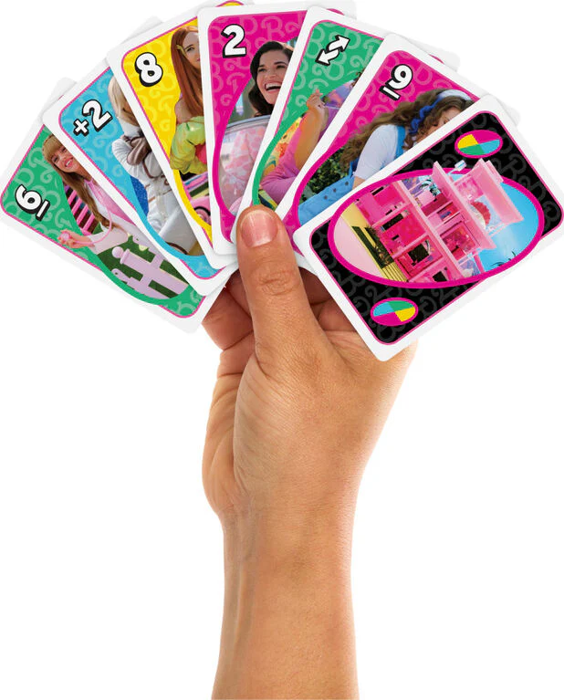 UNO Barbie The Movie Card Game, Inspired by the Movie - Image 3