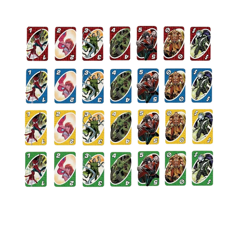 Uno Uno Spider-Man Tabletop by Mattel